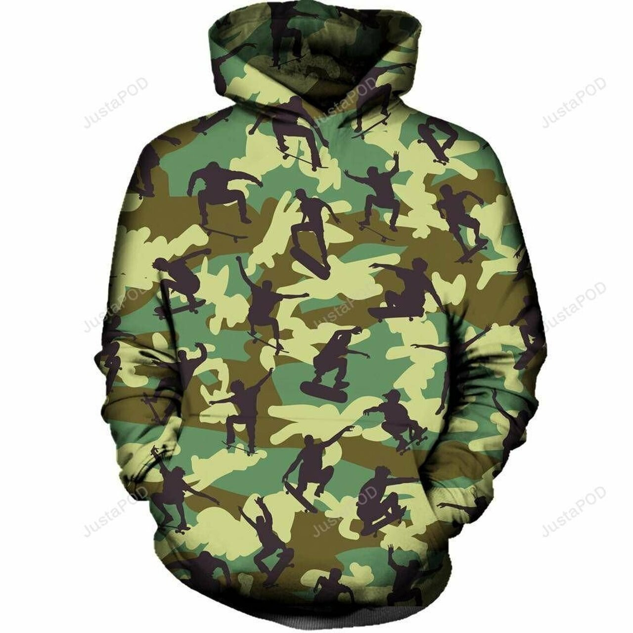 Skater Camo For Unisex 3d All Over Print Hoodie