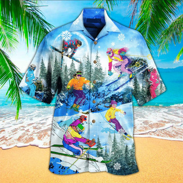 Skiing Apparel Skiing Button Up Shirt For Men and Women