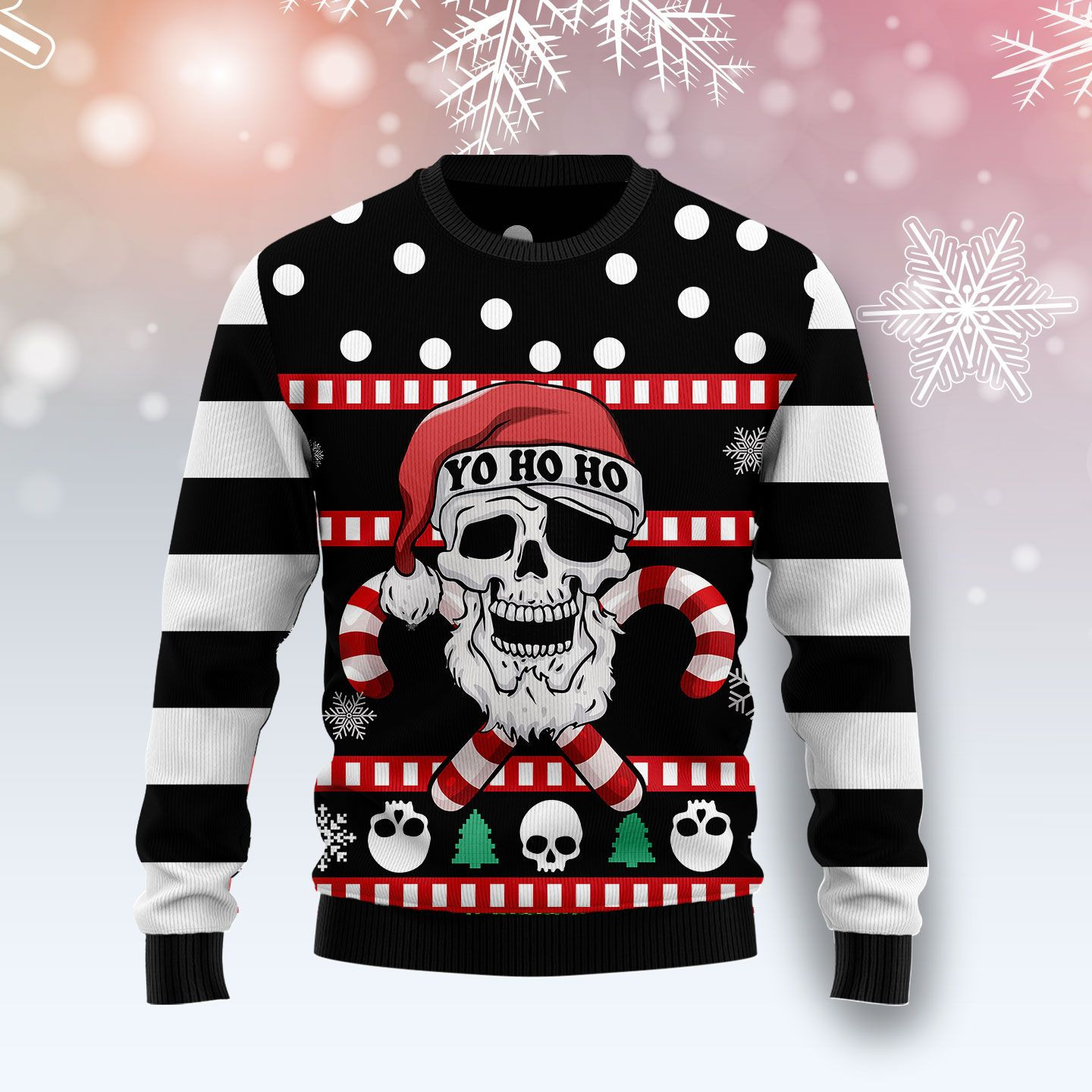 Skull Creepmas Ugly Christmas Sweater Ugly Sweater For Men Women