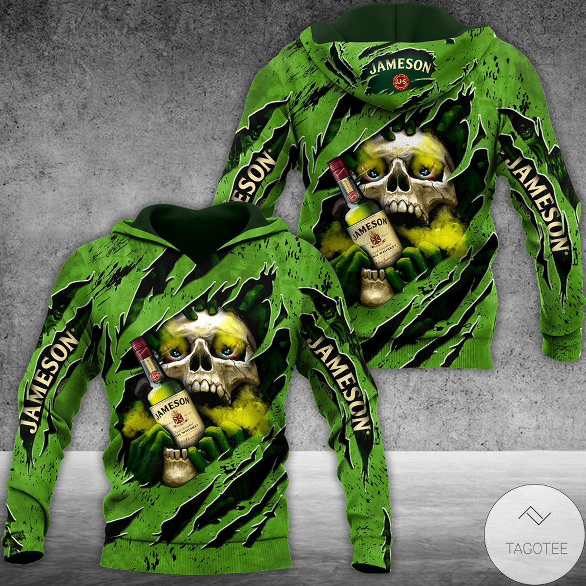 Skull Jameson 3d All Over Print Hoodie