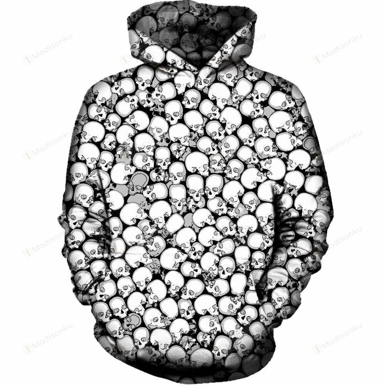 Skull Pattern For Unisex 3d All Over Print Hoodie