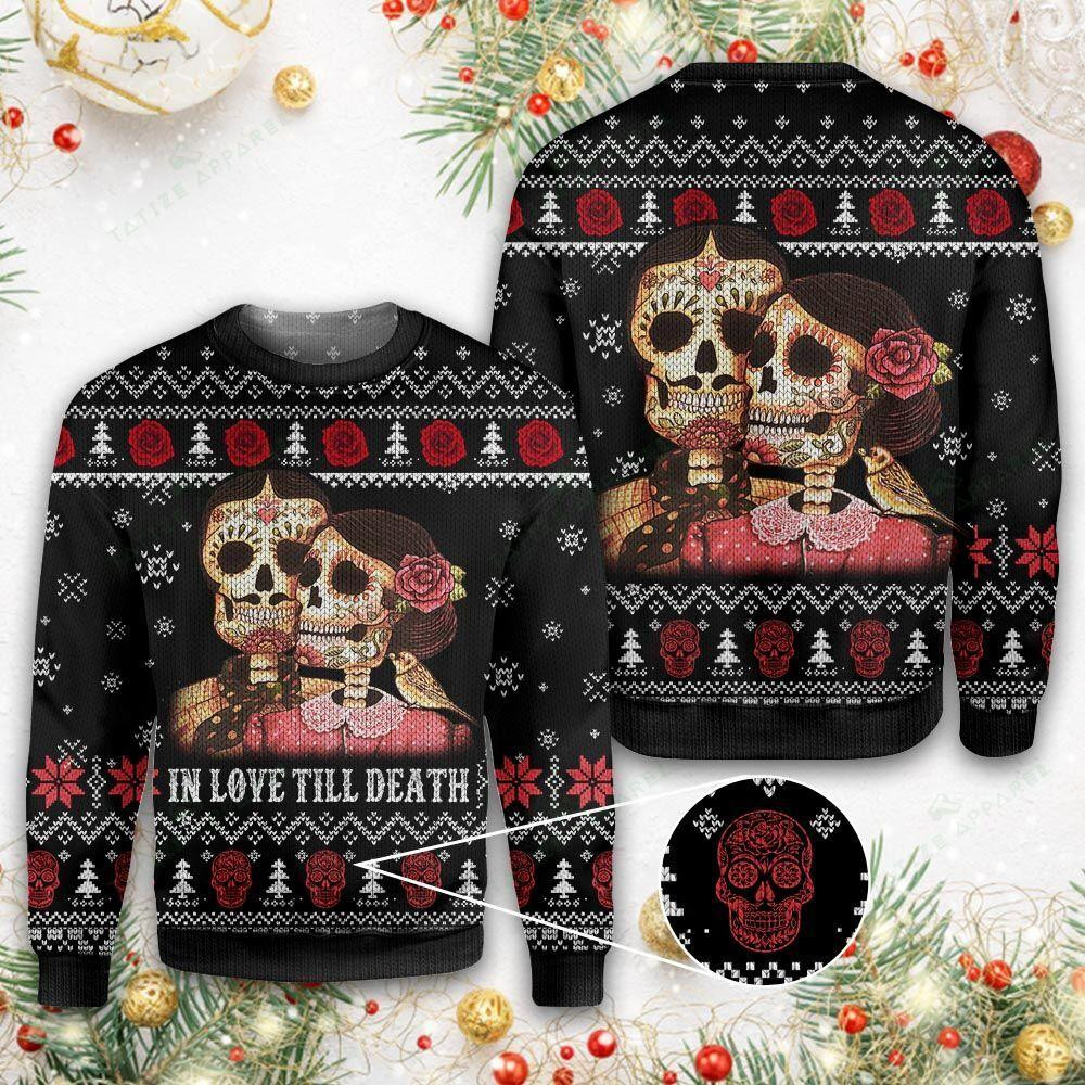 Skull Ugly Christmas Sweater Ugly Sweater For Men Women