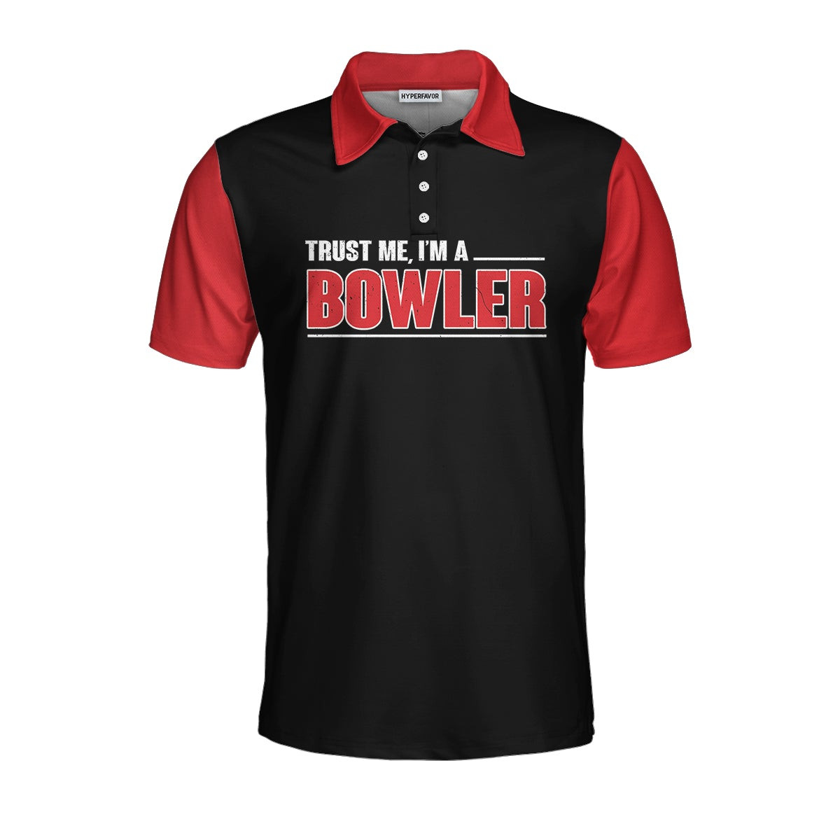 Sleep With Bowler Polo Shirt Black And Red Bowling Short Sleeve Polo Shirt Funny Shirt With Sayings