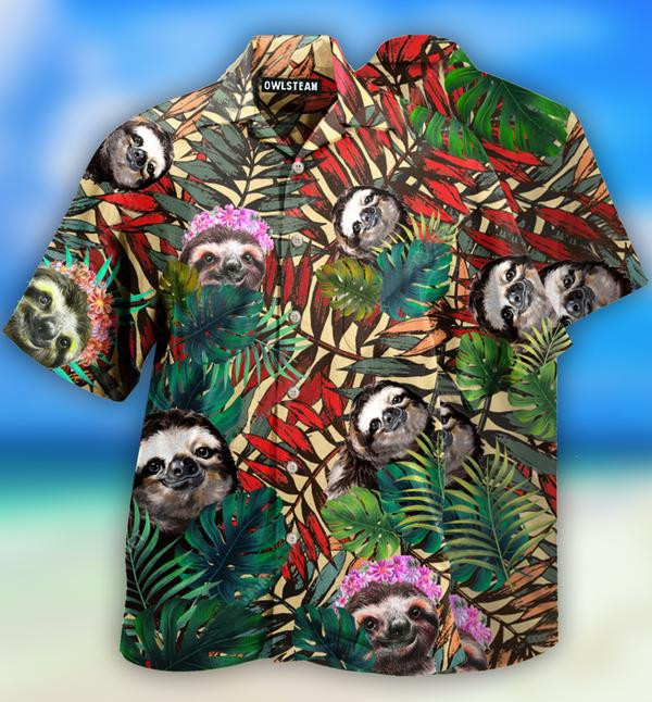 Sloth Amazing Life Limited Edition - Hawaiian Shirt - Hawaiian Shirt For Men