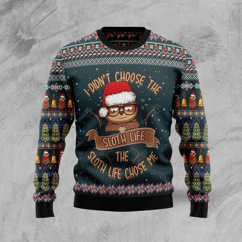 Sloth Life Ugly Christmas Sweater