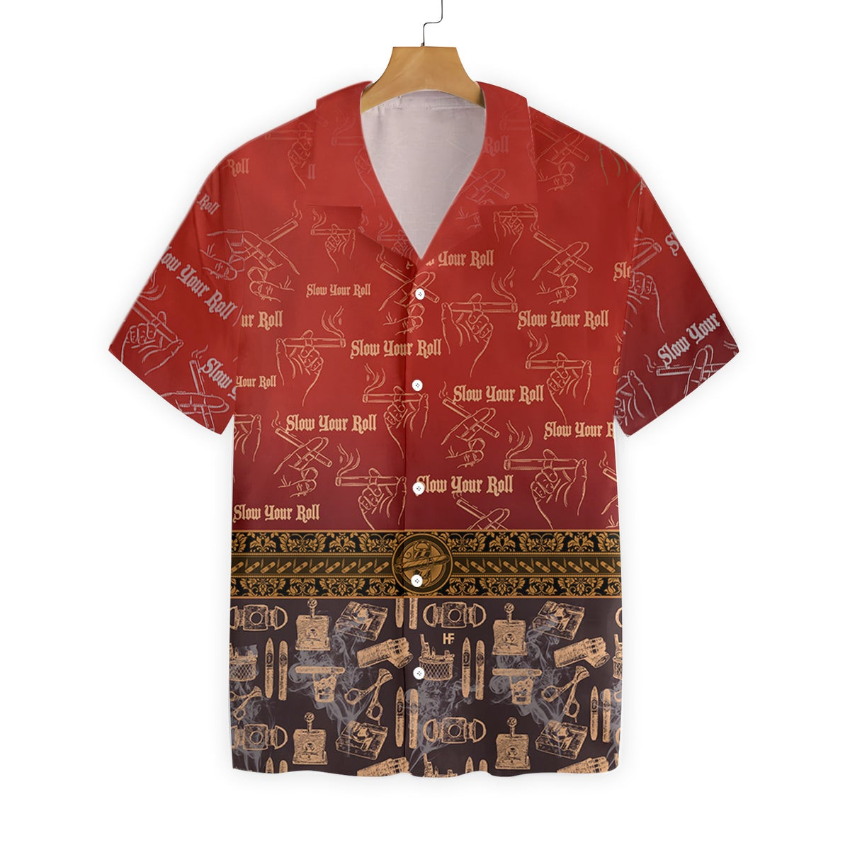 Slow Your Roll Pattern Hawaiian Shirt