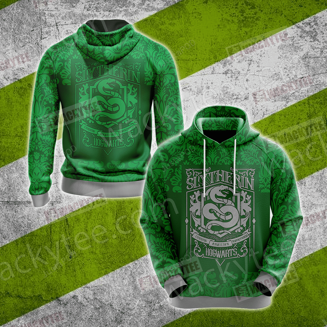 Slytherin Power Hungry Harry Potter 3d All Over Printed Hoodie