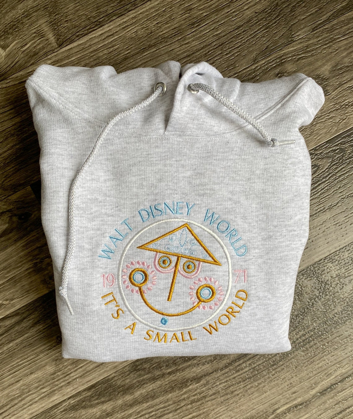 Small World Embroidered Sweatshirt Disney World Its A Small World Embroidered Sweatshirt Hoodie