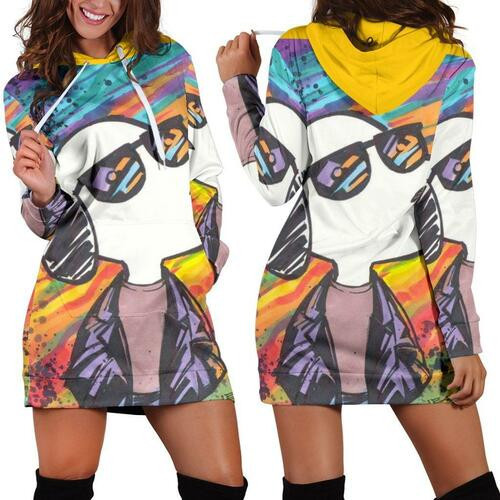 Snoopy Hoodie Dress Sweater Dress Sweatshirt Dress 3d All Over Print For Women Hoodie