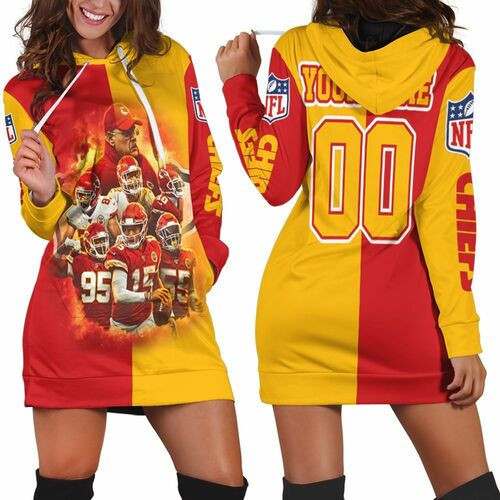 Snoopy Kansas City Chiefs Helmet Afc West Division Champions Super Bowl 2021 Personalized Hoodie Dress Sweater Dress Sweatshirt Dress