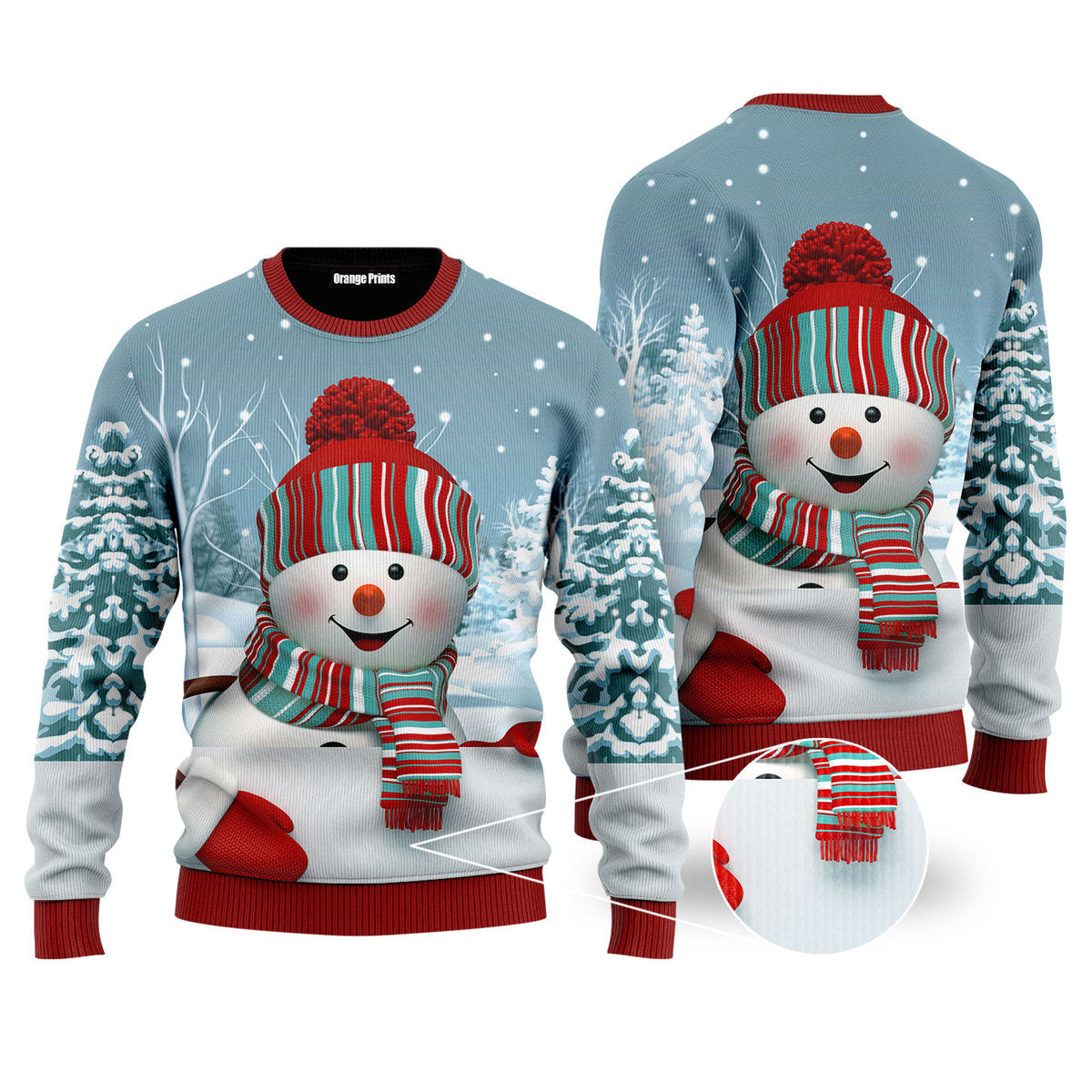 Snowman Christmas Ugly Christmas Sweater Ugly Sweater For Men Women