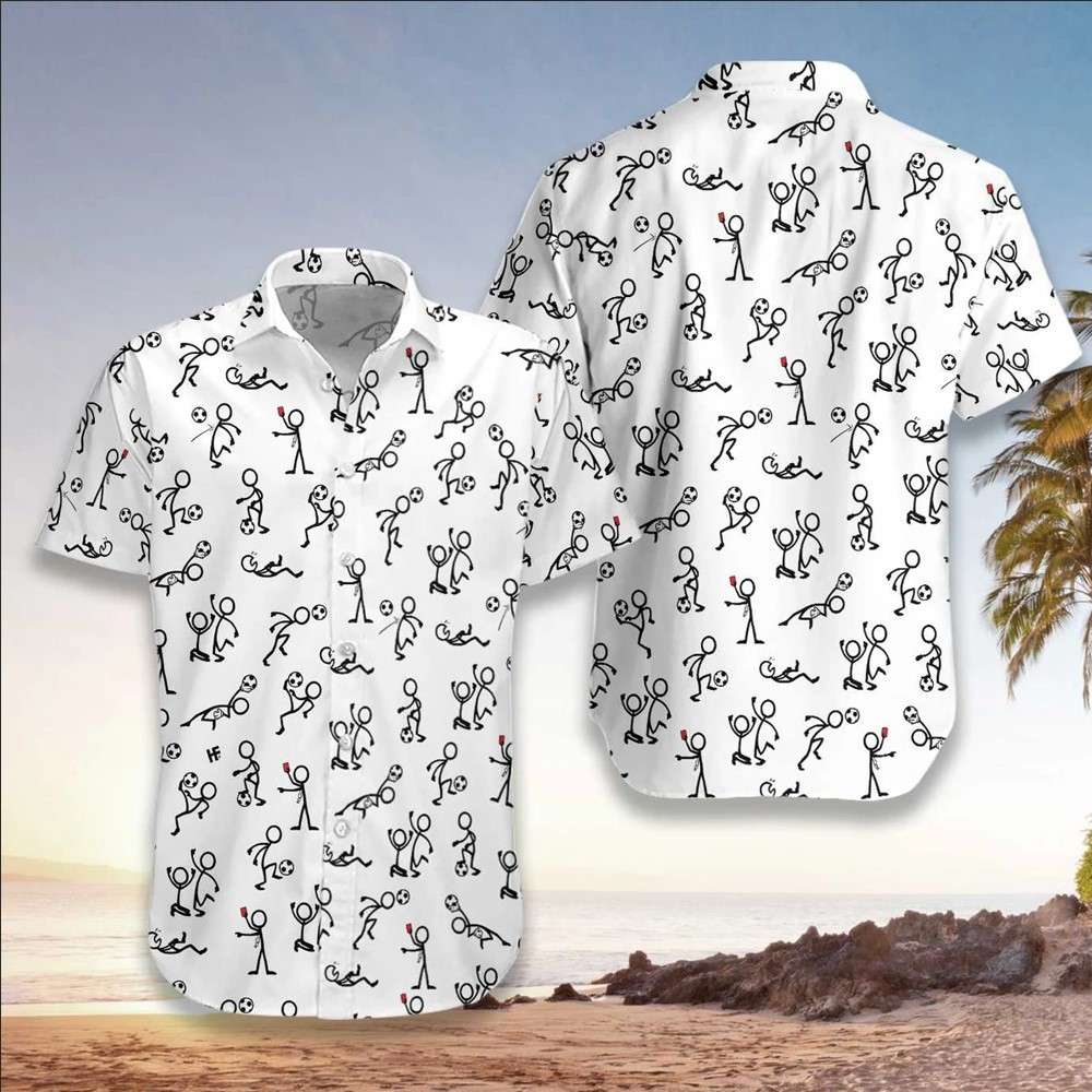 Soccer Aloha Shirt Hawaiian Shirt For Soccer Lovers Shirt For Men and Women