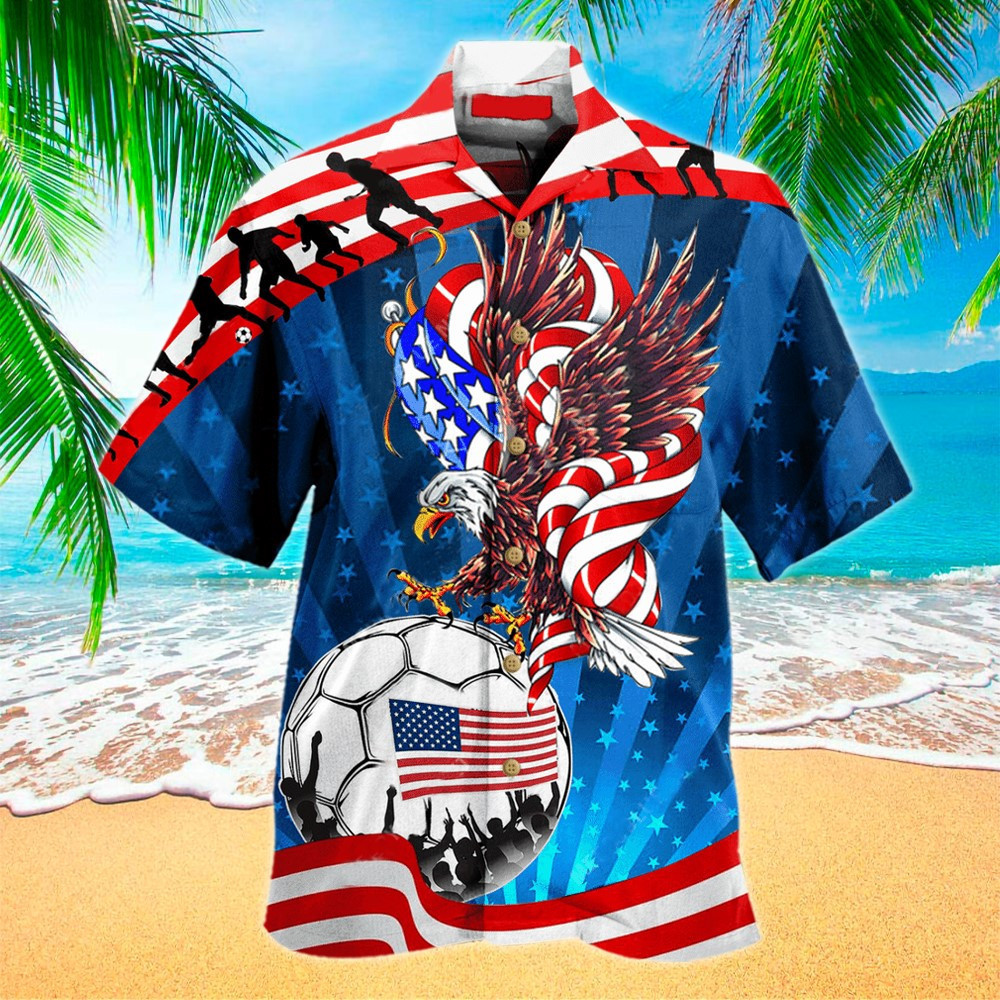 Soccer Aloha Shirt Hawaiian Shirt For Soccer Lovers Shirt For Men and Women