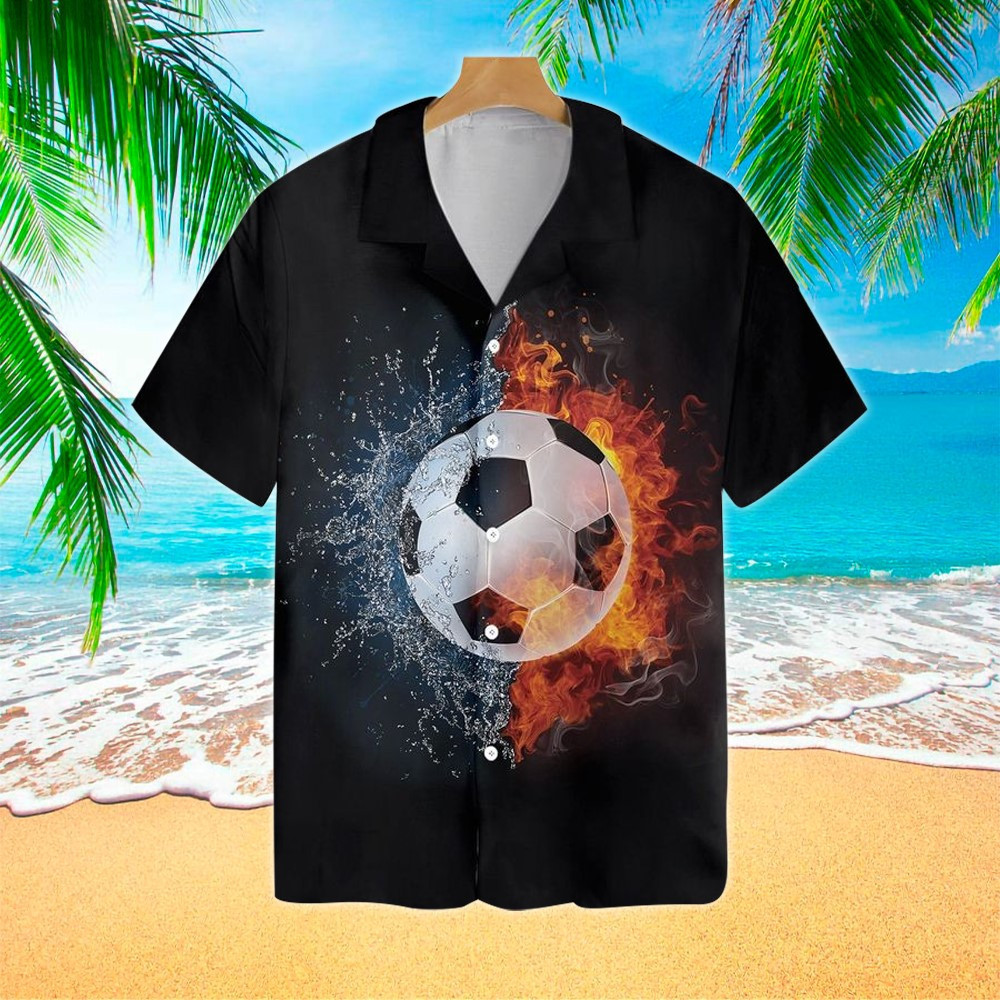 Soccer Aloha Shirt Perfect Hawaiian Shirt For Soccer Lover Shirt For Men and Women