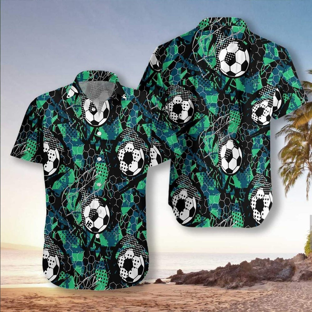 Soccer Hawaiian Shirt Perfect Soccer Clothing Shirt For Men and Women