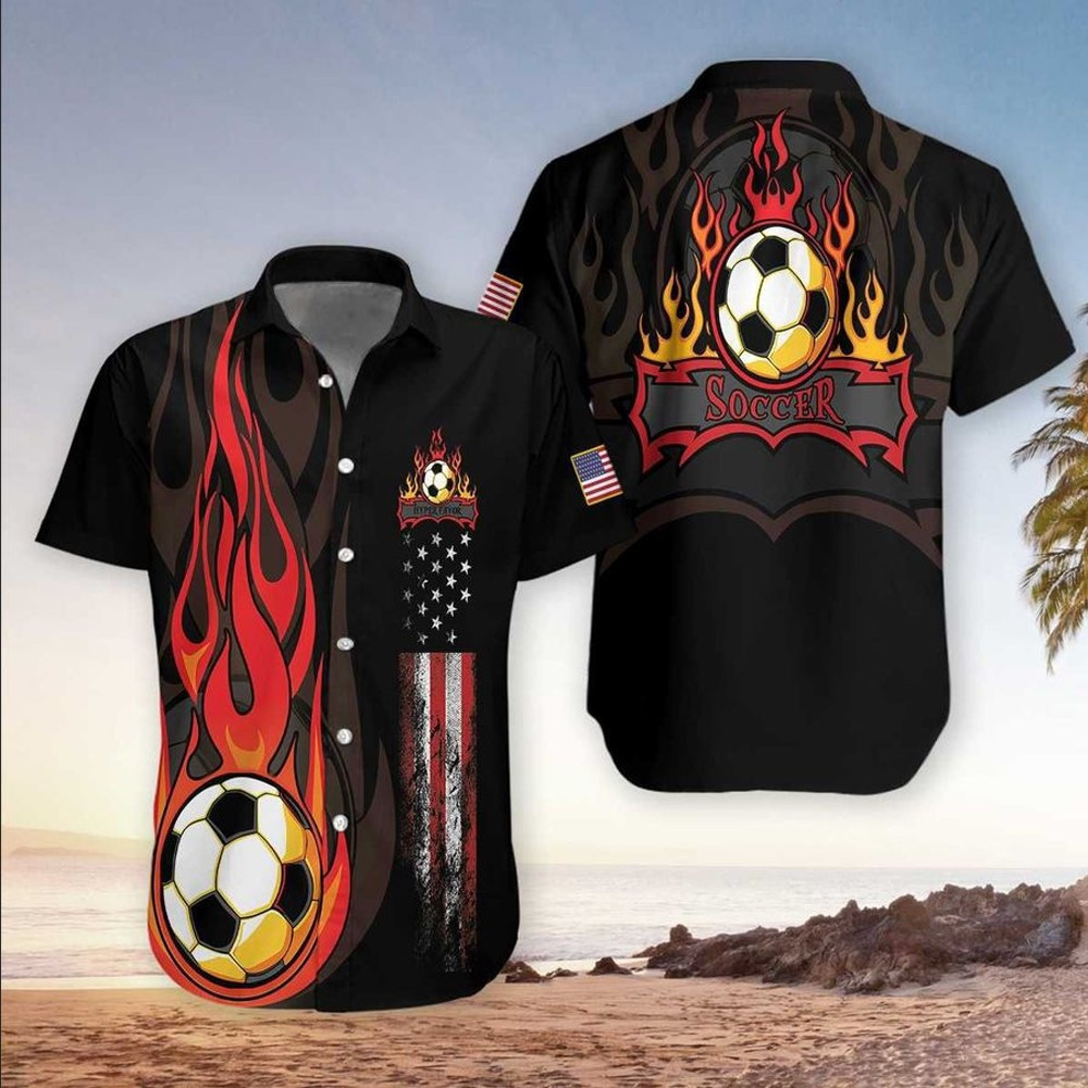 Soccer Hawaiian Shirt Soccer Lover Gifts Shirt For Men and Women