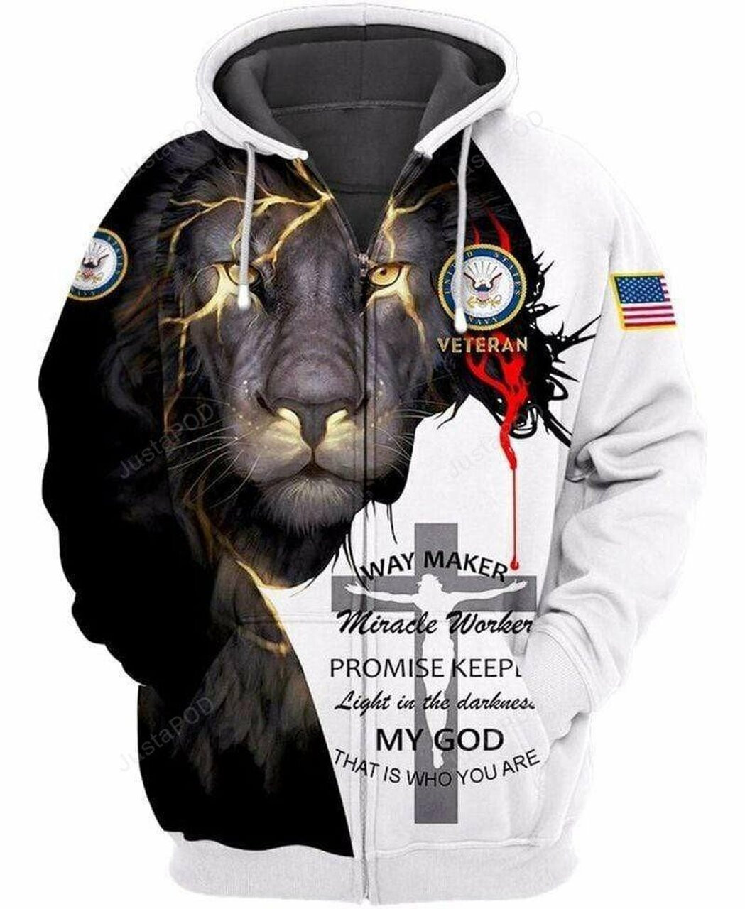 Soldier Us Army Veteran Lion 3d All Print Hoodie