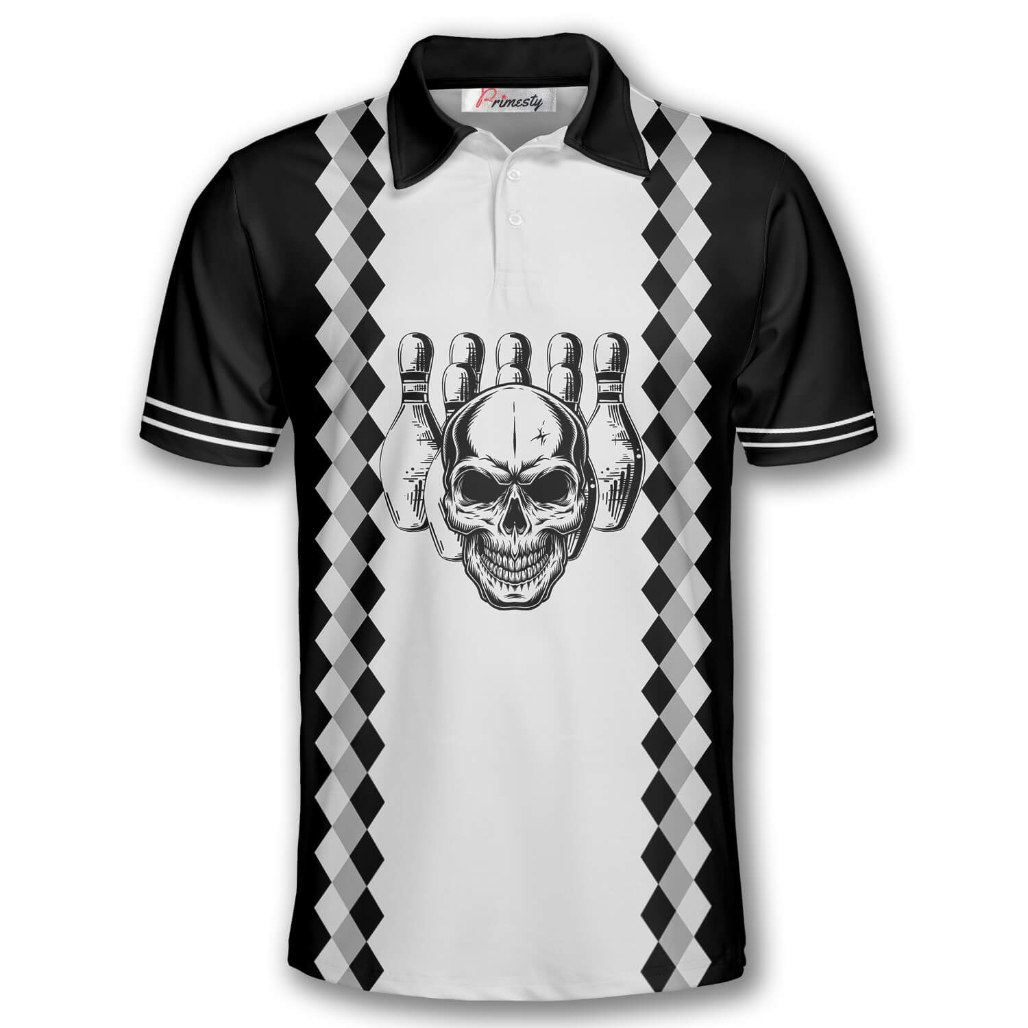 Some Grandpas Play Bingo Real Grandpas Go Bowling Argyle Pattern Bowling Shirts for Men Bowling Polo Shirt