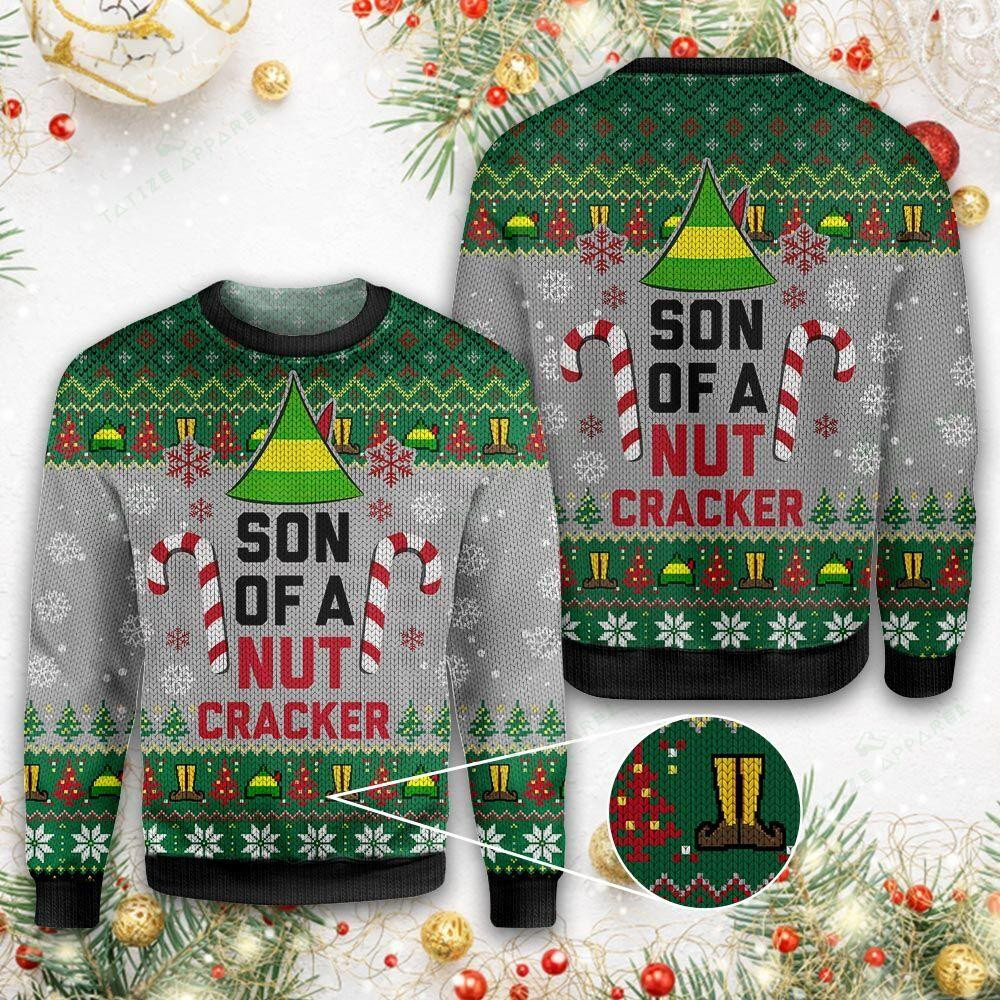Son Of A Nut Cracker Ugly Christmas Sweater Ugly Sweater For Men Women
