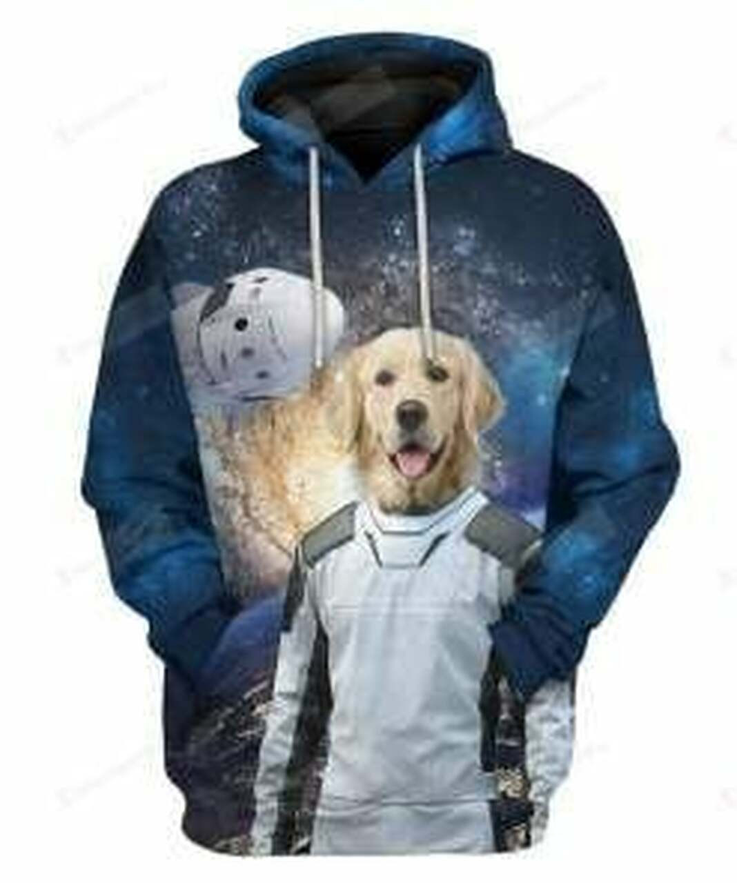 Spacex Labrador Retriever 3d All Over Print Hoodie