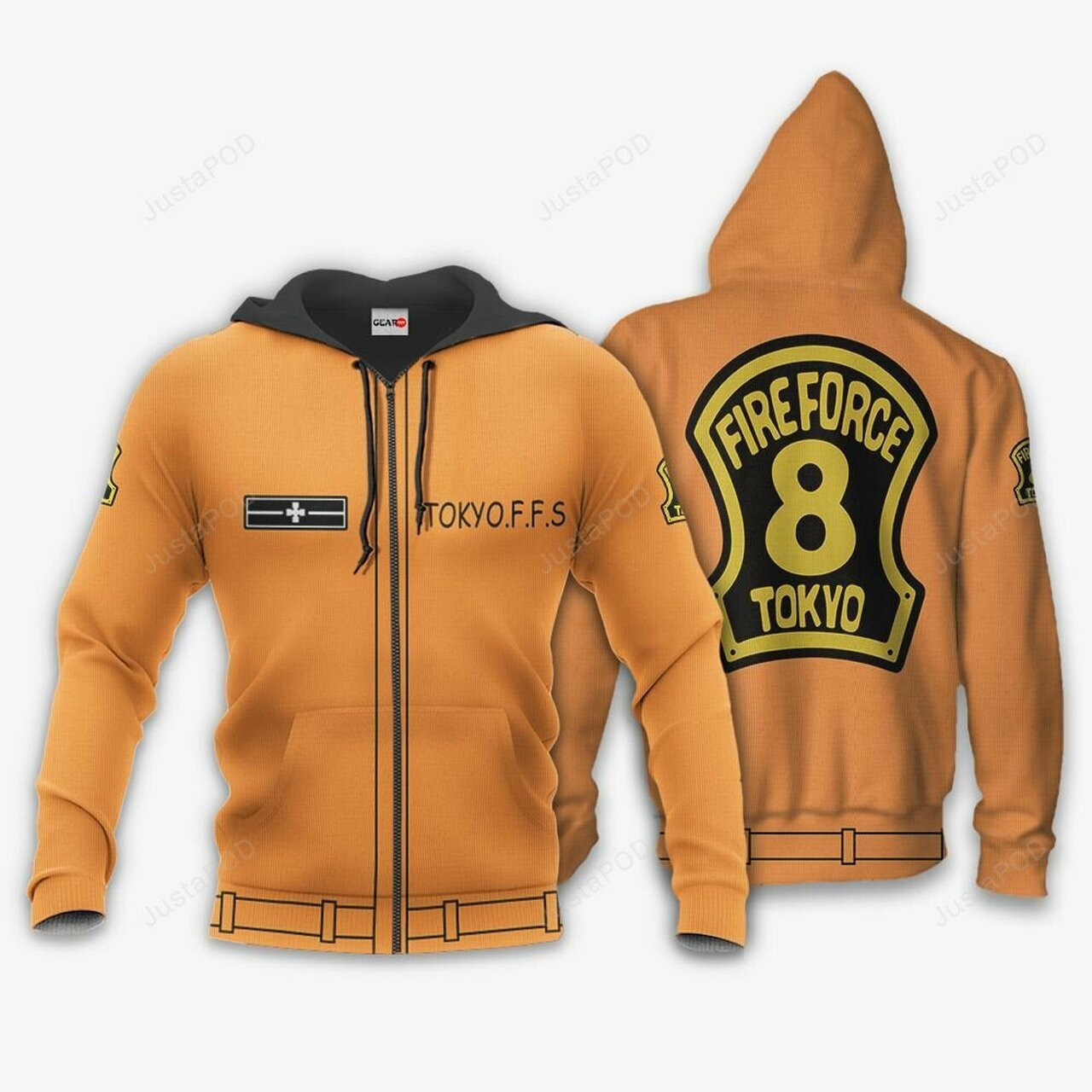 Special Fire Force Company 8 3d All Over Print Hoodie