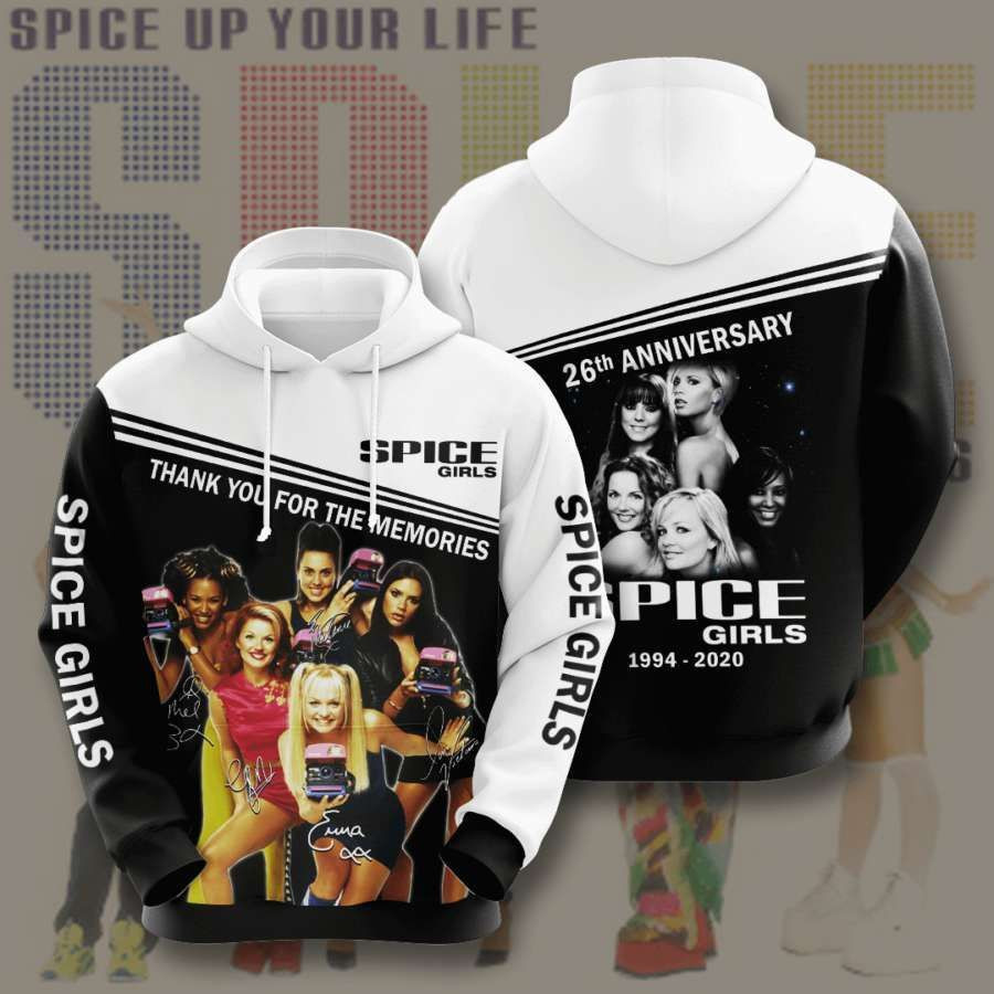 Spice Girls No1836 Custom Hoodie 3D All Over Print