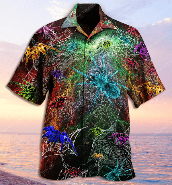 Spider Color Love Animals Limited Edition - Hawaiian Shirt - Hawaiian Shirt For Men