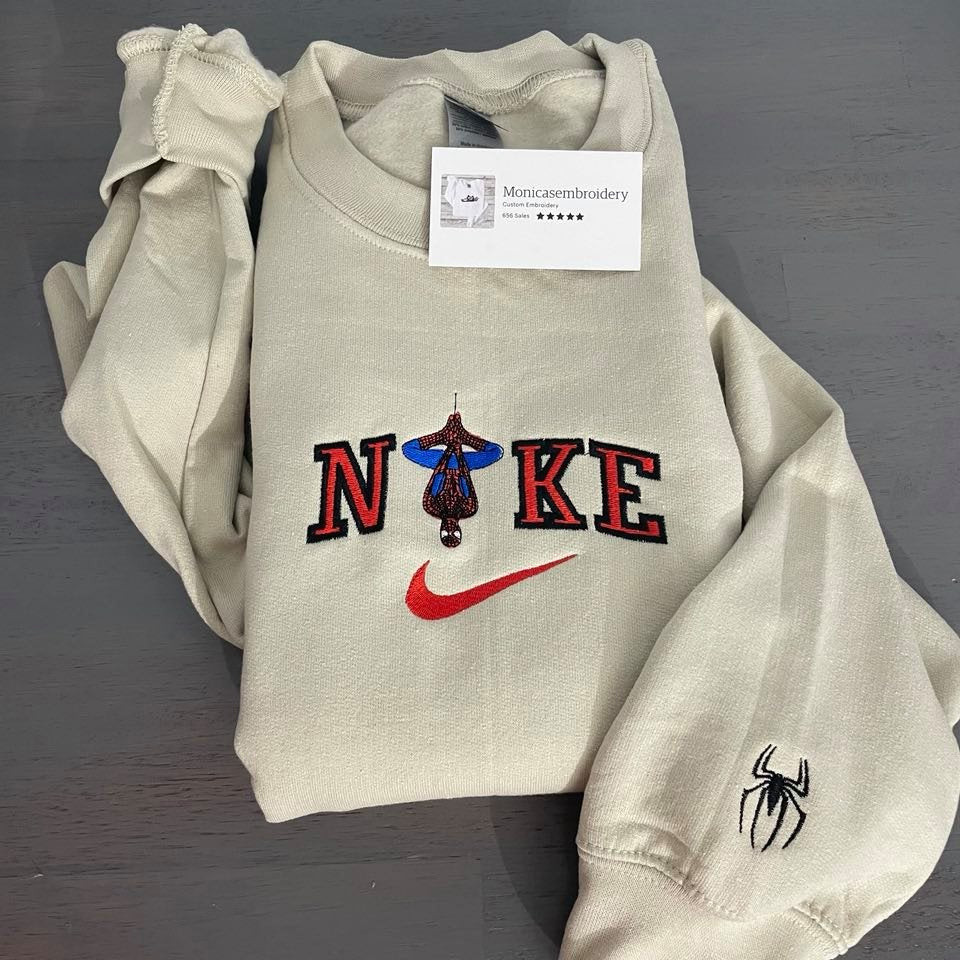 Spiderman Embroidered Sweatshirt