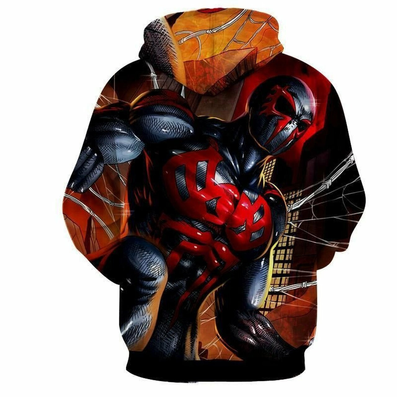 Spiderman Spawn Action 3d All Over Print Hoodie