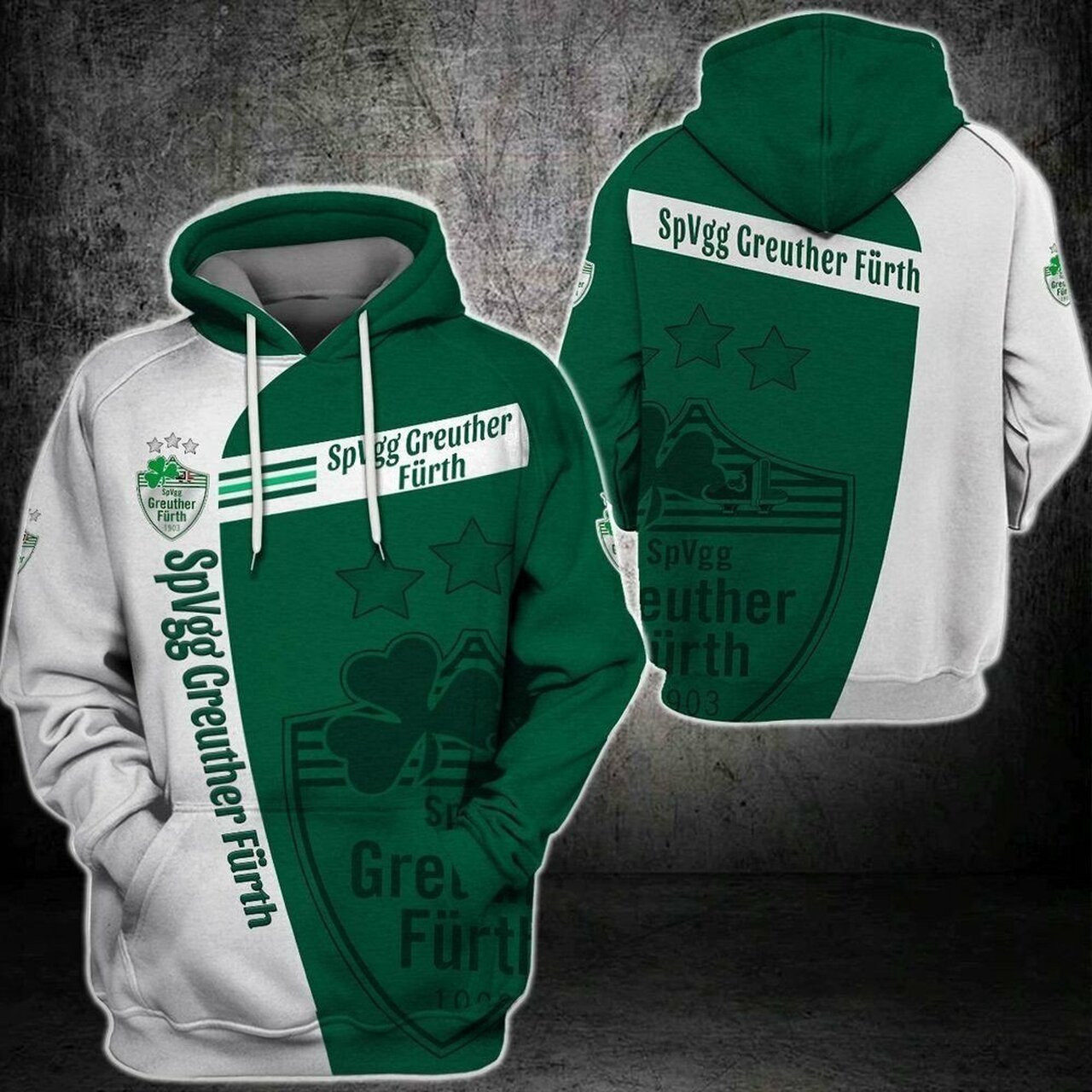 Spielvereinigung Greuther Frth 3d All Over Print Hoodie