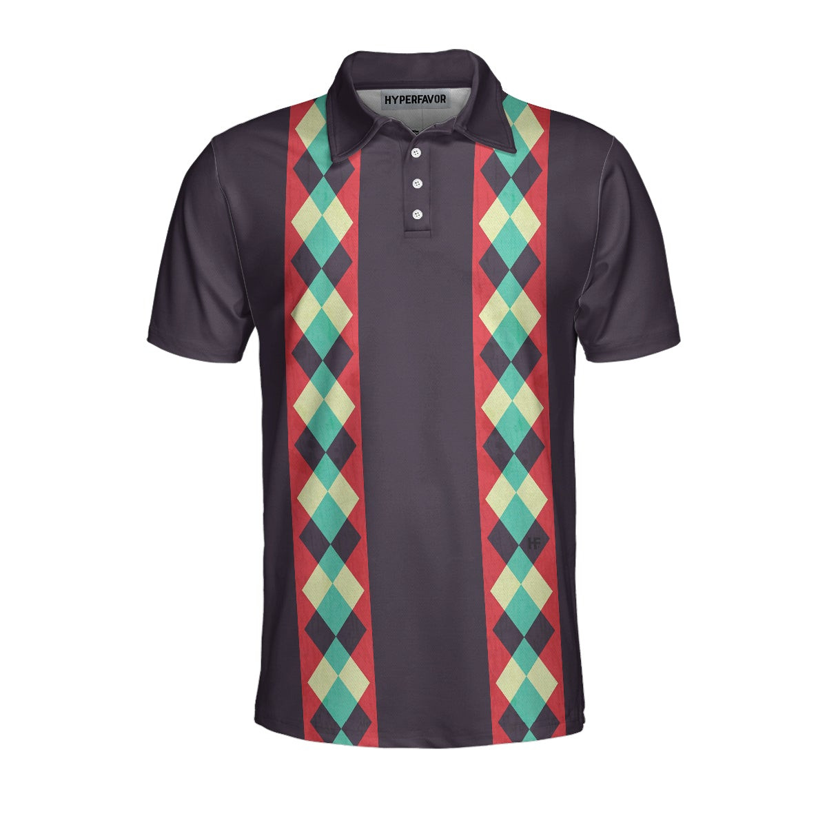 Splits Happen Bowling Polo Shirt Plaid Pattern Polo Bowling Style Shirt For Male Bowlers Simple Shirt Design