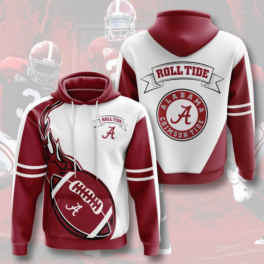 Sports American Football Ncaaf Alabama Crimson Tide Usa 364 Hoodie 3D