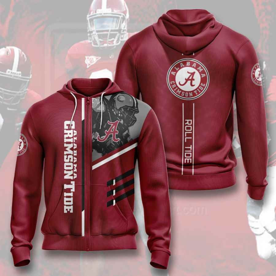 Sports American Football Ncaaf Alabama Crimson Tide Usa 70 Hoodie 3D