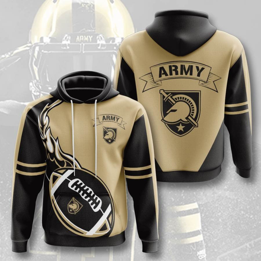 Sports American Football Ncaaf Army Black Knights Usa 377 Hoodie 3D
