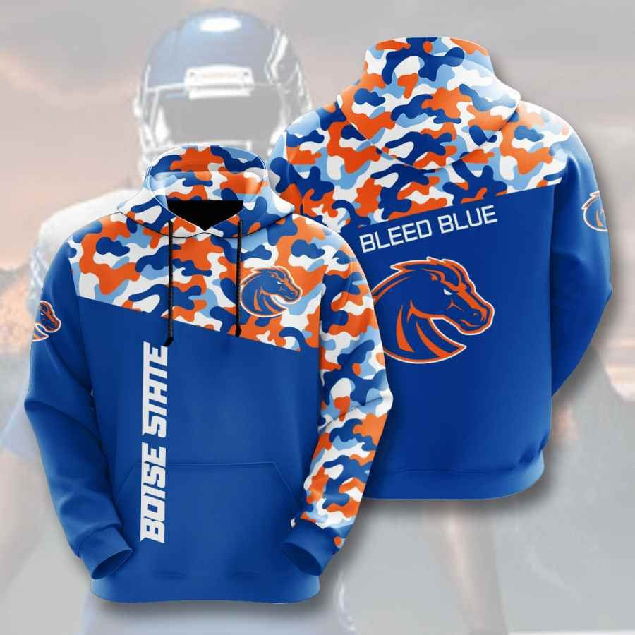 Sports American Football Ncaaf Boise State Broncos Usa 90 Hoodie 3D