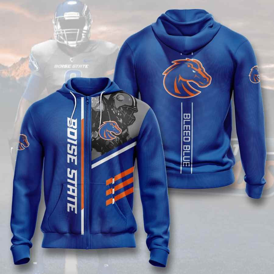 Sports American Football Ncaaf Boise State Broncos Usa 91 Hoodie 3D