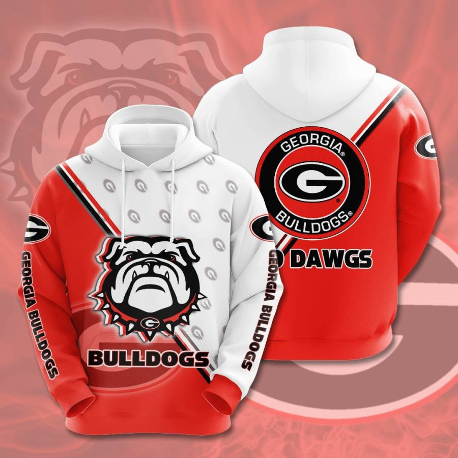 Sports American Football Ncaaf Georgia Bulldogs Usa 1029 Hoodie 3D