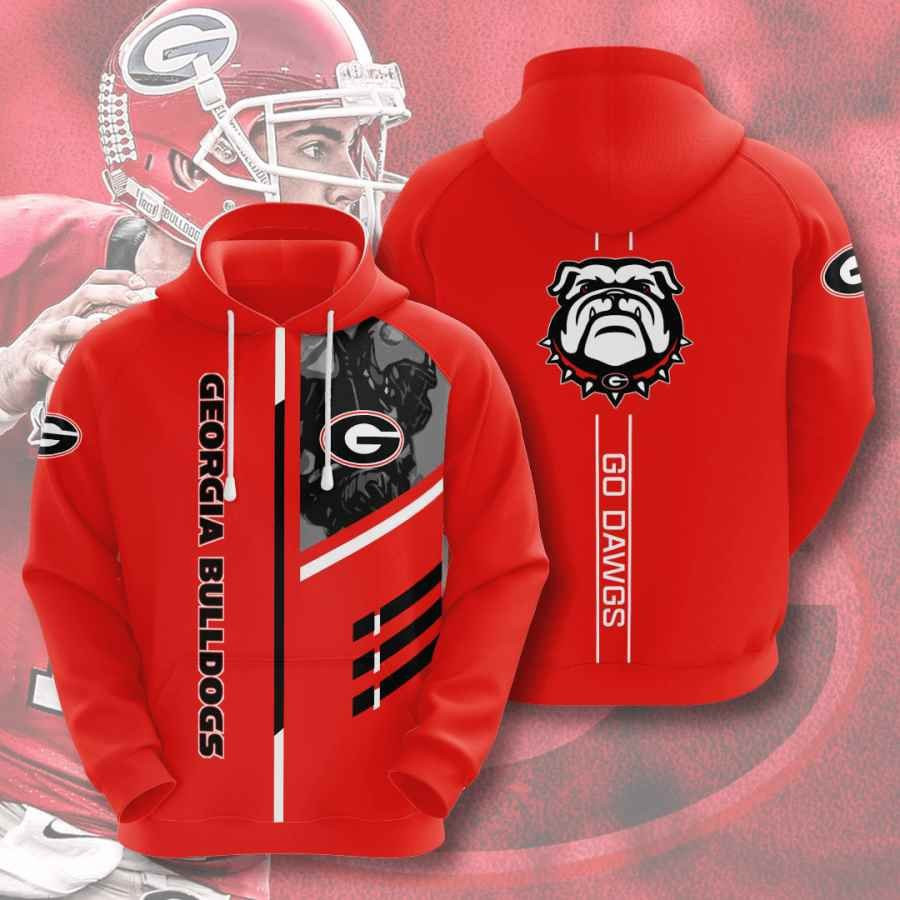 Sports American Football Ncaaf Georgia Bulldogs Usa 159 Hoodie 3D