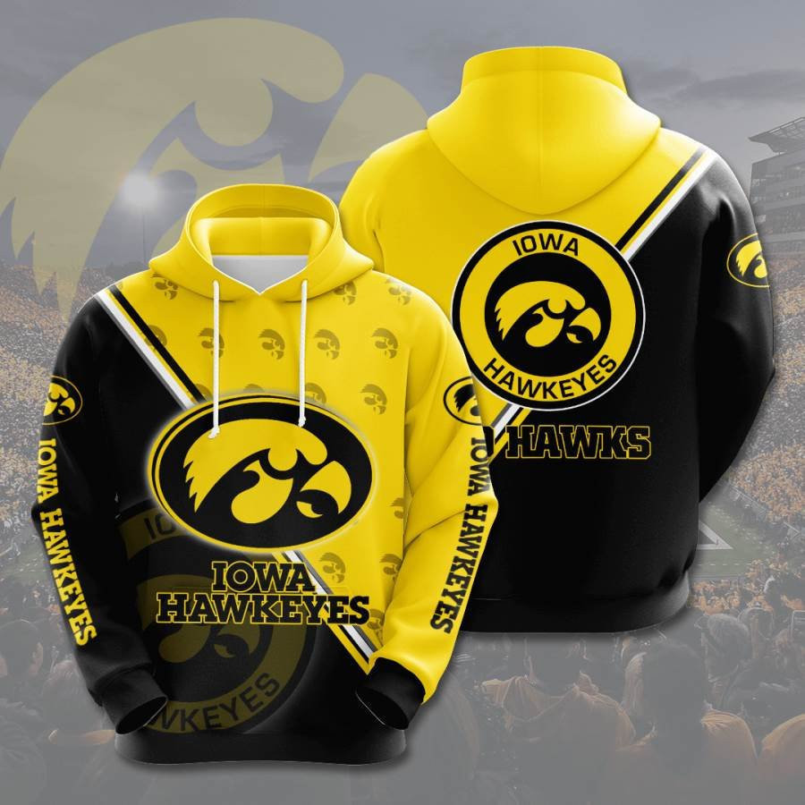 Sports American Football Ncaaf Iowa Hawkeyes Usa 1060 Hoodie 3D