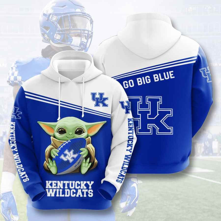 Sports American Football Ncaaf Kentucky Wildcats Usa 516 Hoodie 3D