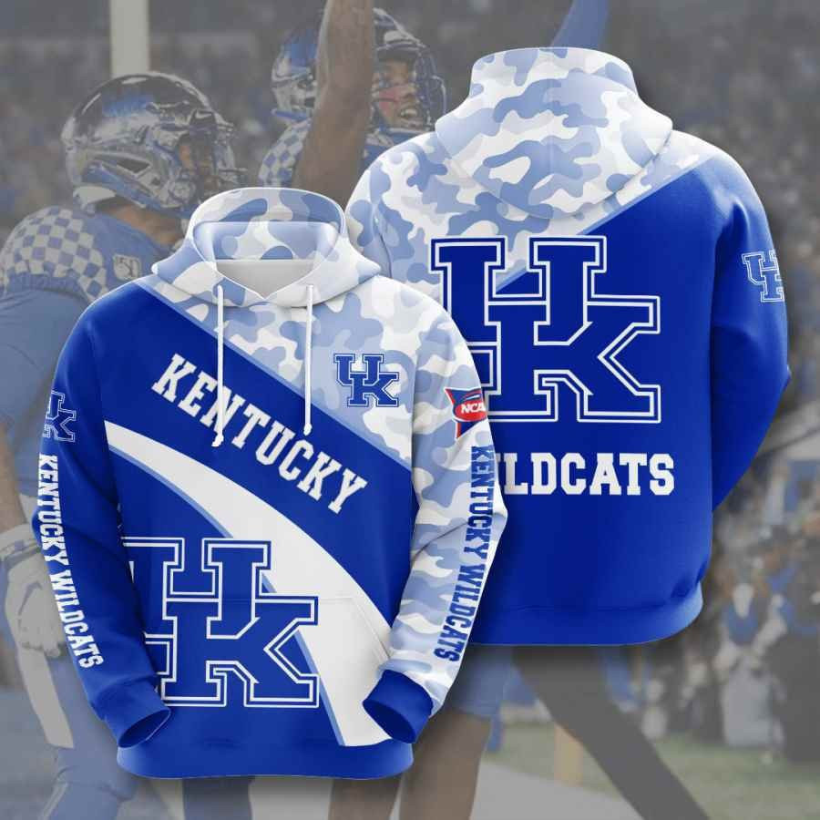Sports American Football Ncaaf Kentucky Wildcats Usa 518 Hoodie 3D