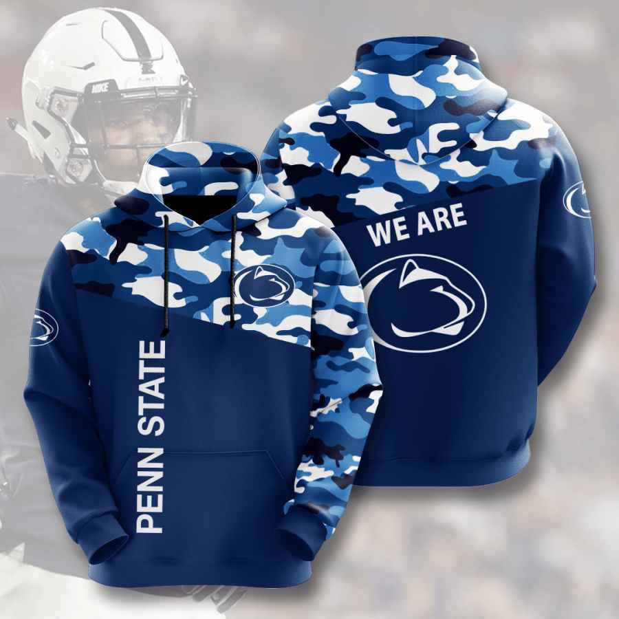 Sports American Football Ncaaf Penn State Nittany Lions Usa 277 Hoodie 3D