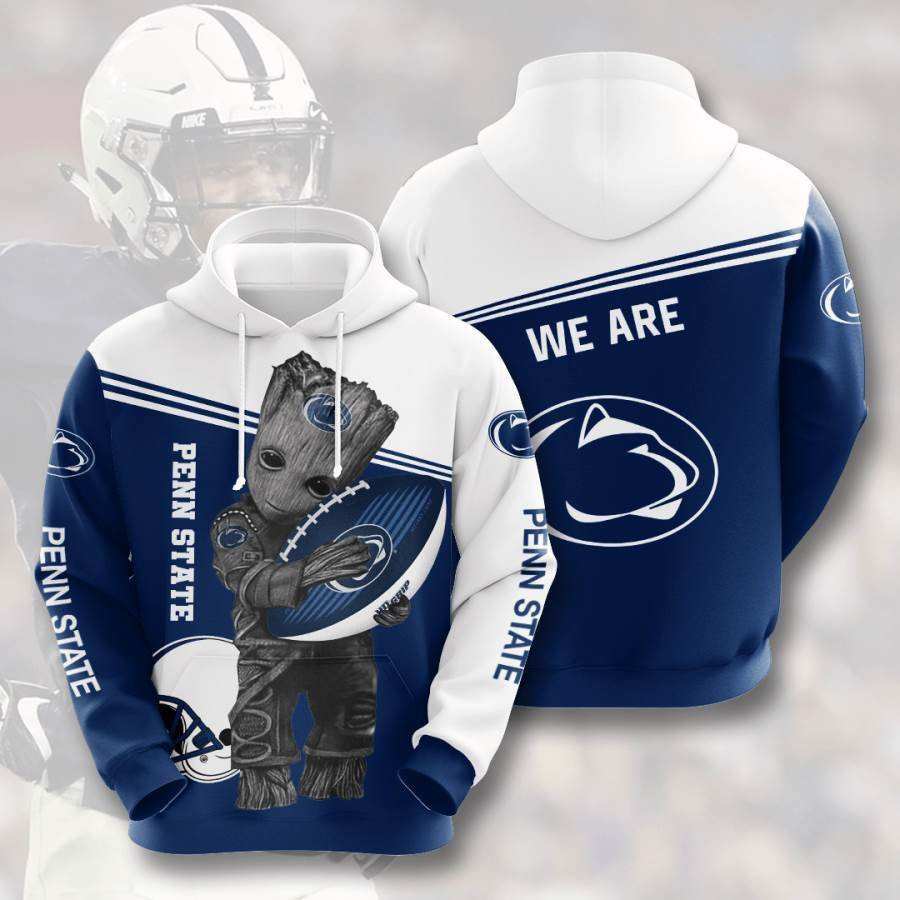 Sports American Football Ncaaf Penn State Nittany Lions Usa 605 Hoodie 3D