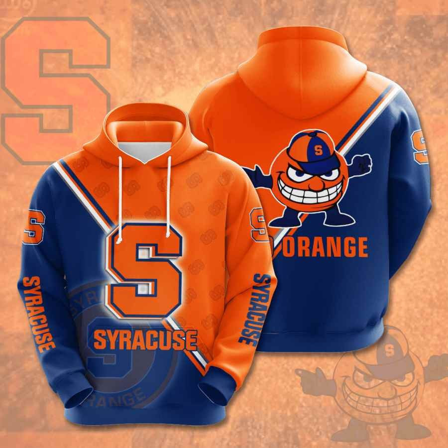 Sports American Football Ncaaf Syracuse Orange Usa 1231 Hoodie 3D