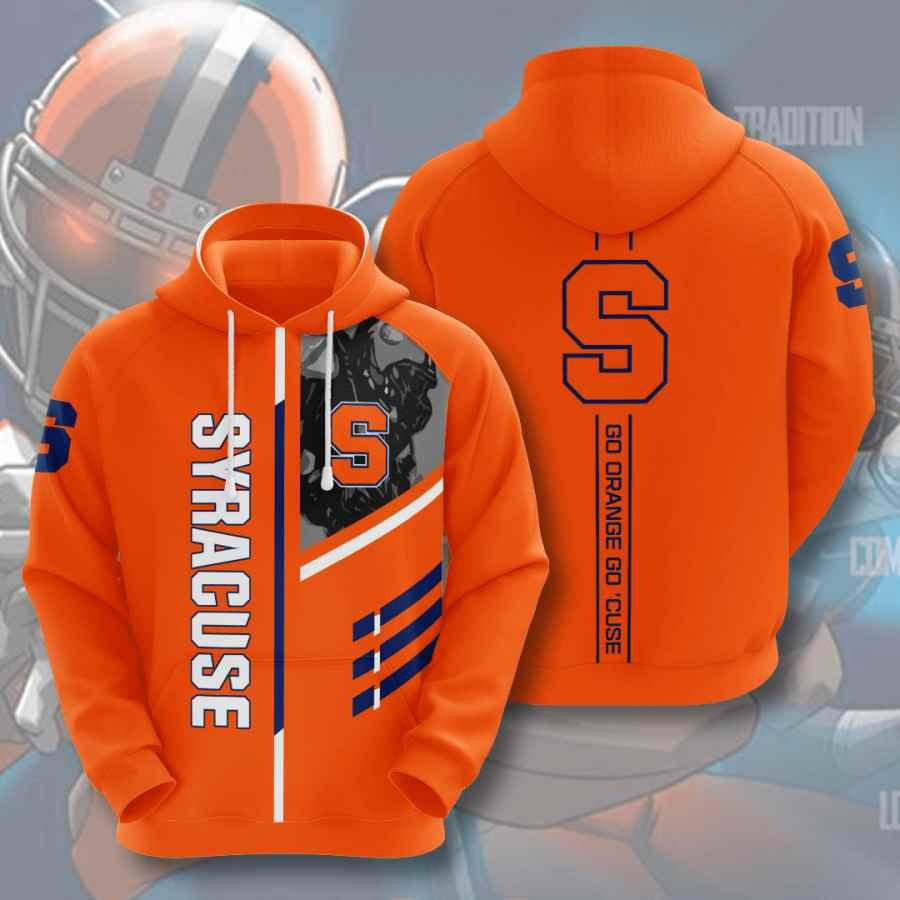 Sports American Football Ncaaf Syracuse Orange Usa 318 Hoodie 3D