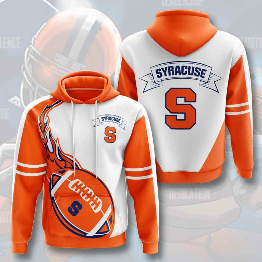 Sports American Football Ncaaf Syracuse Orange Usa 663 Hoodie 3D