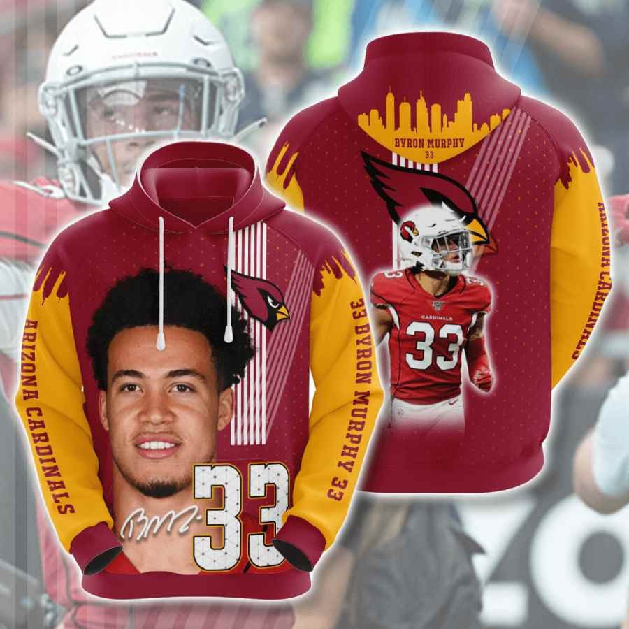 Sports American Football Nfl Arizona Cardinals Byron Murphy Usa 937 Hoodie 3D