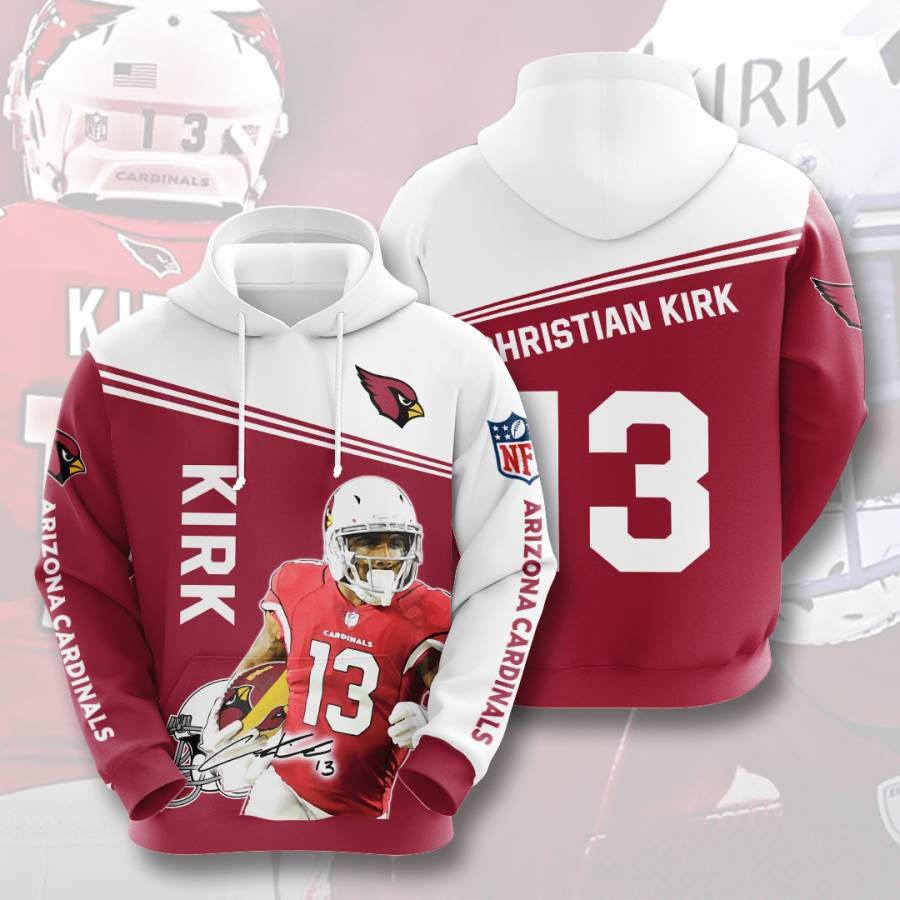 Sports American Football Nfl Arizona Cardinals Christian Kirk Usa 366 Hoodie 3D