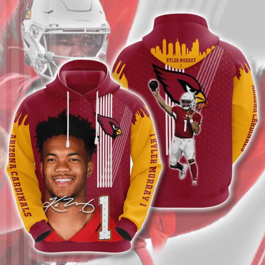 Sports American Football Nfl Arizona Cardinals Kyler Murray Usa 942 Hoodie 3D