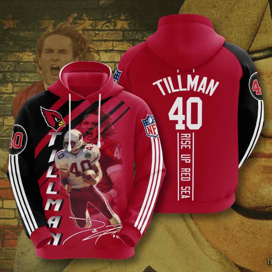 Sports American Football Nfl Arizona Cardinals Pat Tillman Usa 947 Hoodie 3D